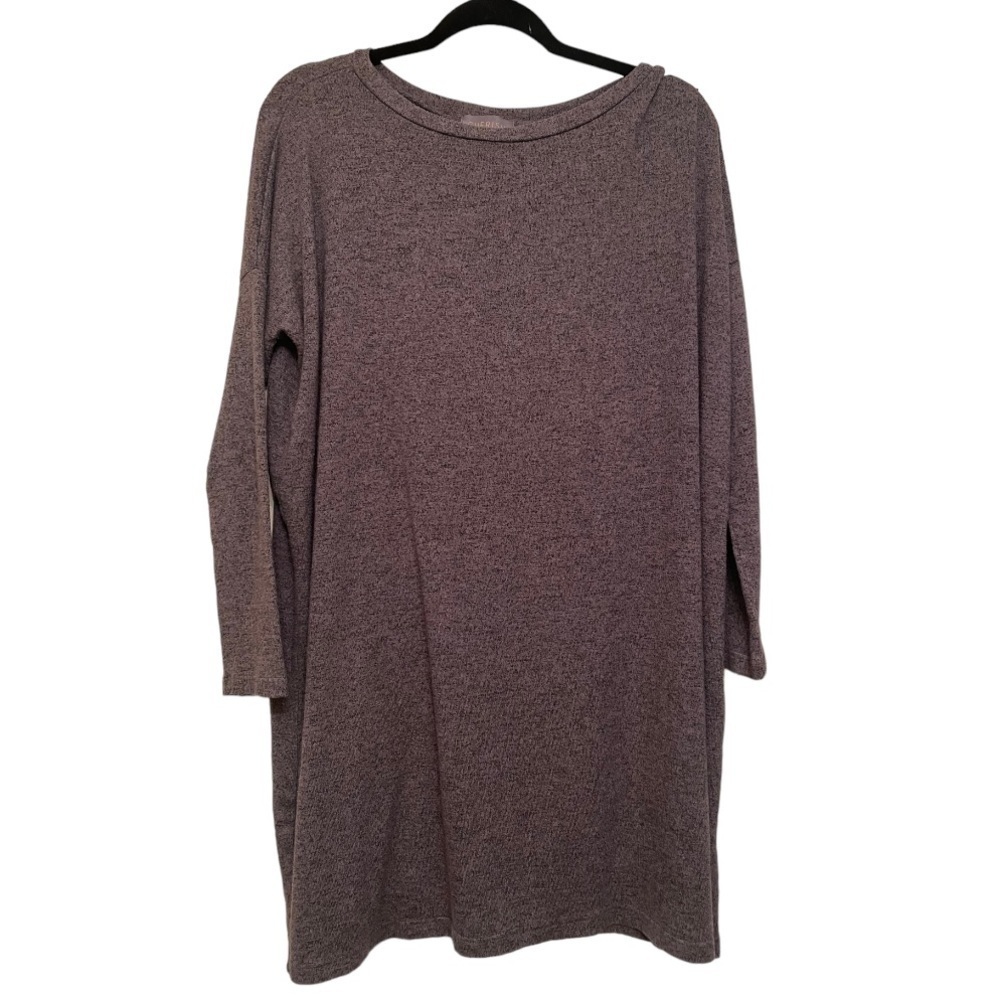 Cherish Cozy Grey Tunic Sweater Size M (fits like L/XL)